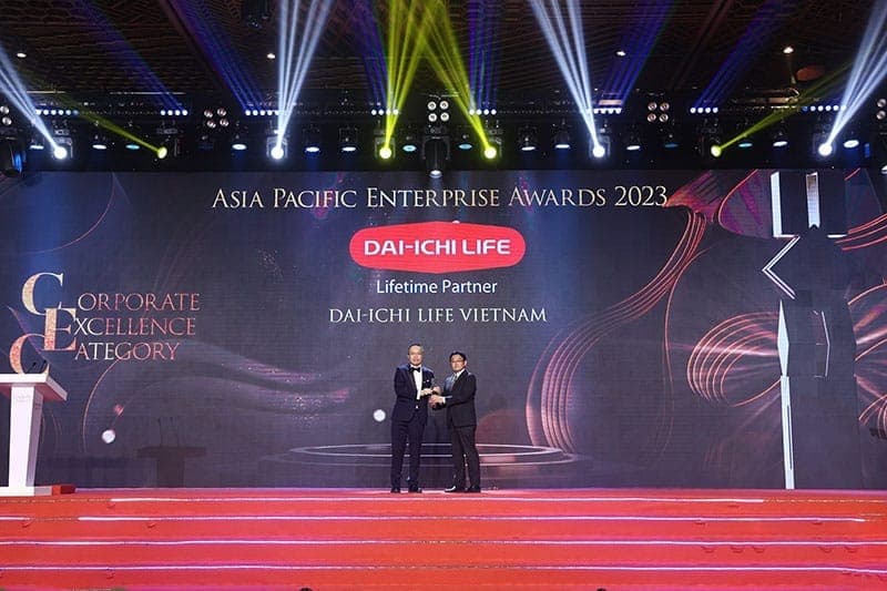 Dai-ichi Life Việt Nam vinh dự đạt hai giải thưởng lớn tại Châu Á - Asia Pacific Enterprise Awards trong ba năm liên tiếp
