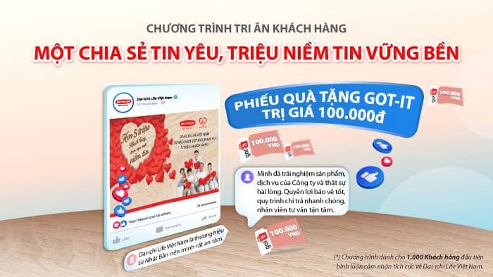 Chương trình Tri ân Khách hàng chia sẻ cảm nhận về Dai-ichi Life Việt Nam